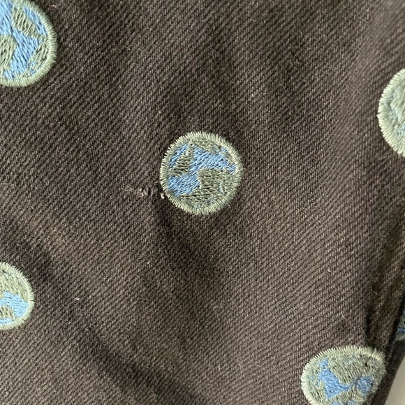 Reformation Earth Embroidered High Rise Straight Jeans 28” - Picture 9 of 13